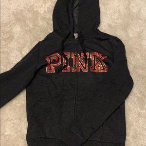 PINK zip up hoodie.